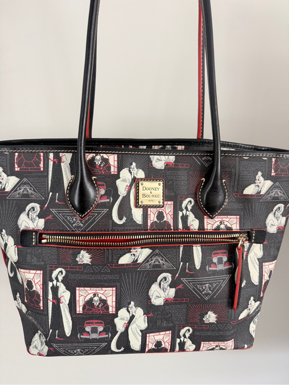 Cruella de Ville from 101 Dalmatians movie all over print